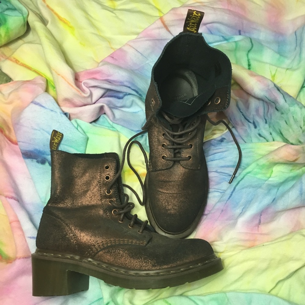 Copper Clemency Dr. Martens Boots. UK 6/US 8-8.5